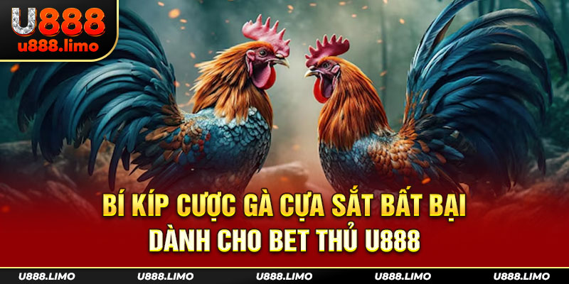 Bí kíp cược gà cựa sắt bất bại dành cho bet thủ U888