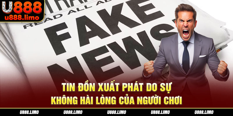 Tin đồn xuất phát do sự không hài lòng của người chơi