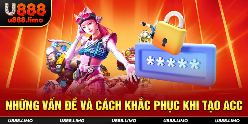 Những vấn đề và cách khắc phục khi tạo acc
