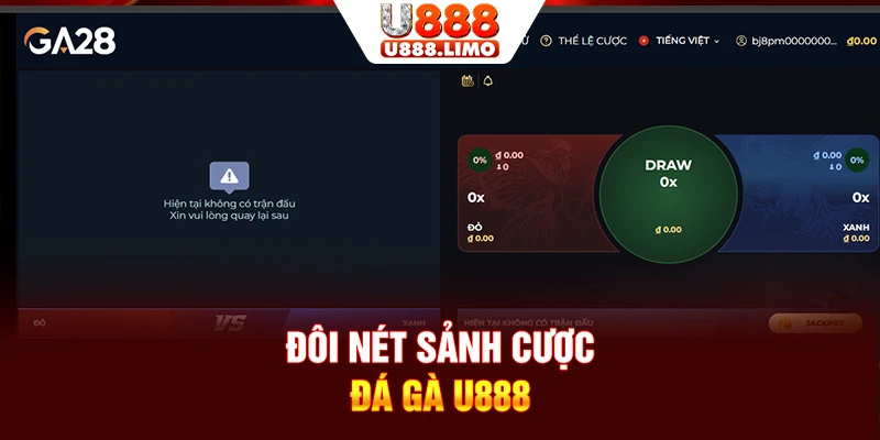Đôi nét sảnh cược đá gà U888